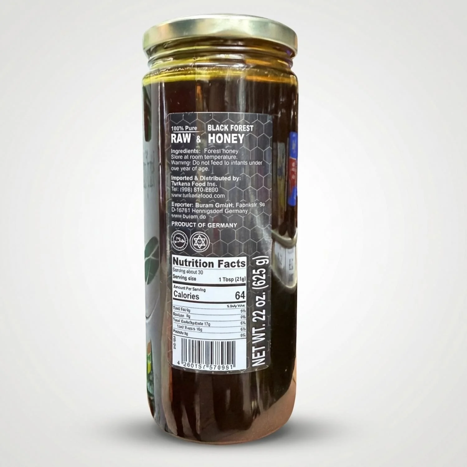 100% Pure Raw & Black Forest Honey (6.25g) - Image 2