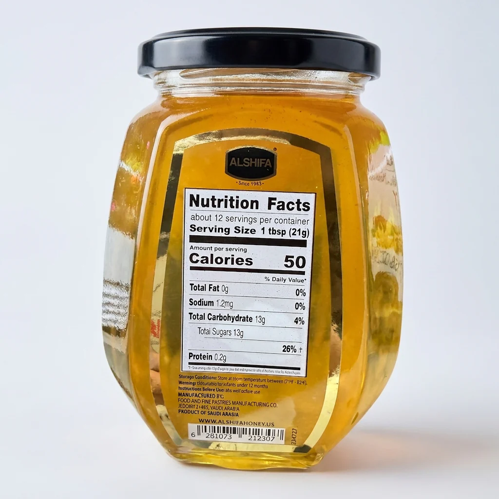 Al Shifa Ginger in Pure Honey 8.82 oz - 100% Pure Gluten Free - Image 2