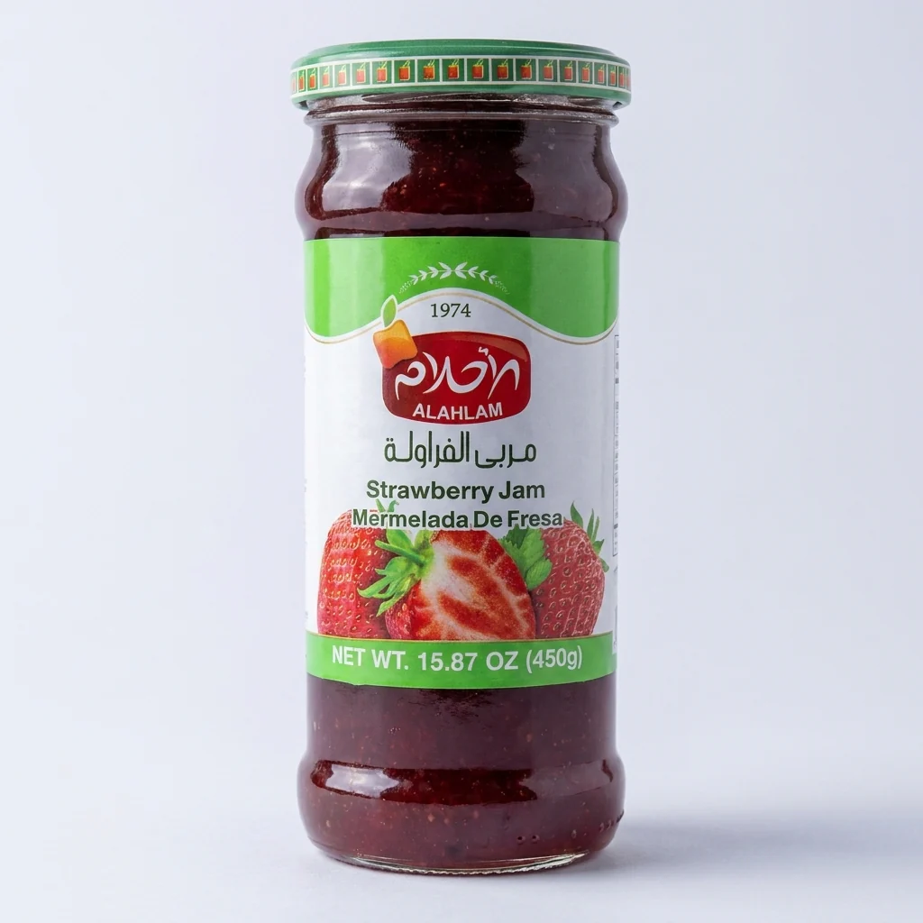 Alahlam Strawberry Jam 15.87 oz (450g) - Premium Middle Eastern