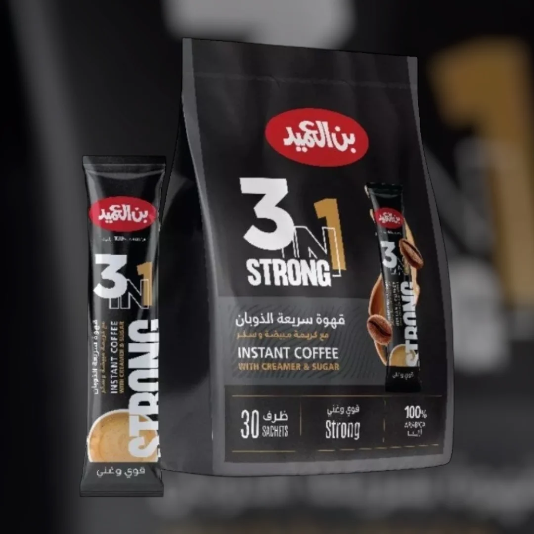 Al Ameed 3in1 Strong Coffee Mix – Instant Rich Flavor - Image 3