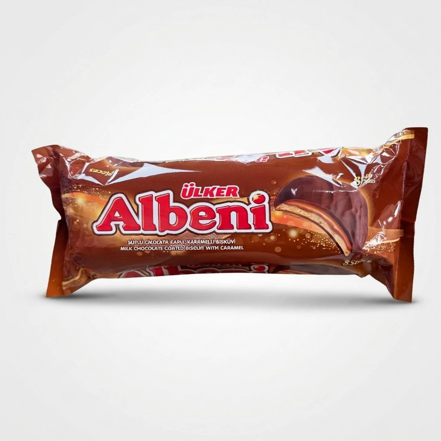 Ulker Albani Milk Chocolate Biscuit with Caramel (300g)