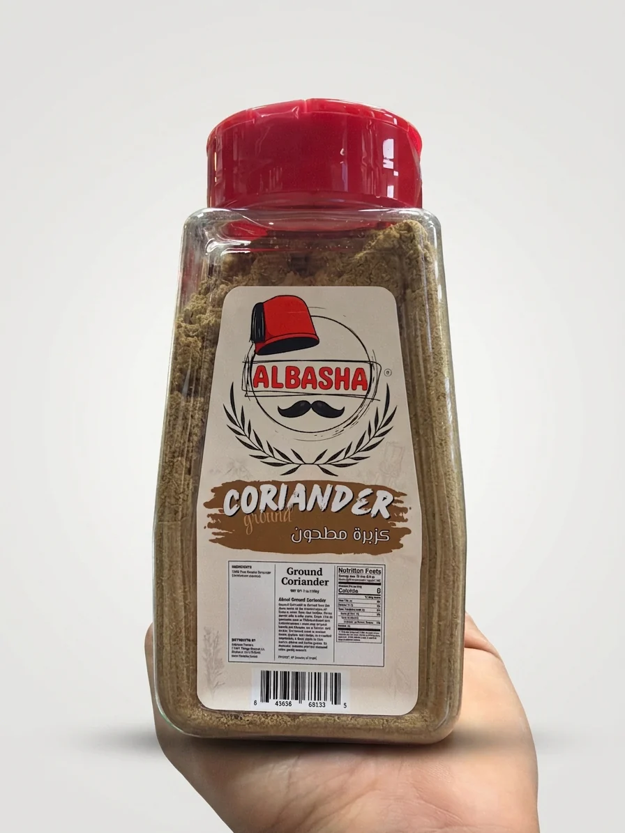 AlBasha Ground Coriander - Premium Aromatic Middle Eastern Spice