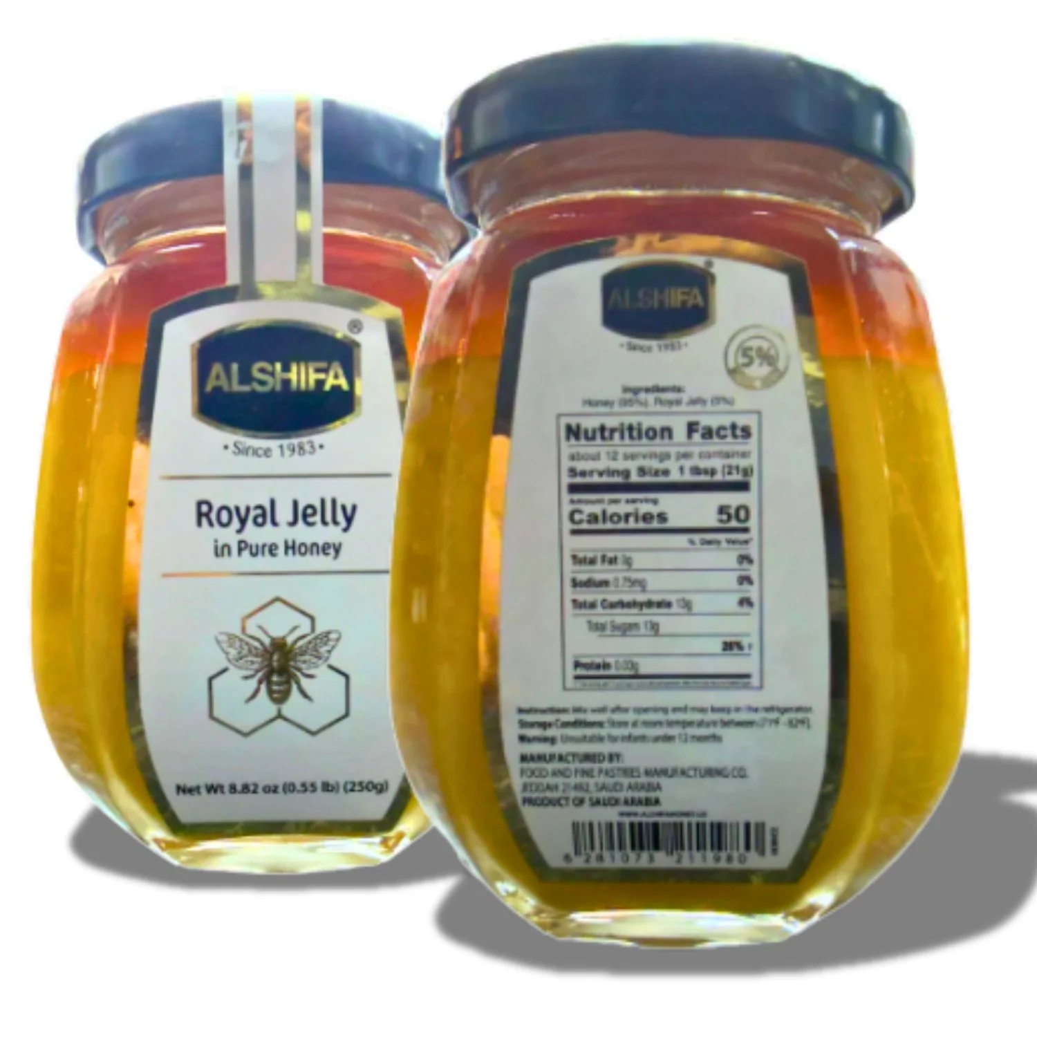 Alshifa Honey – Royal Jelly in Pure Honey 5% 250g - Image 2