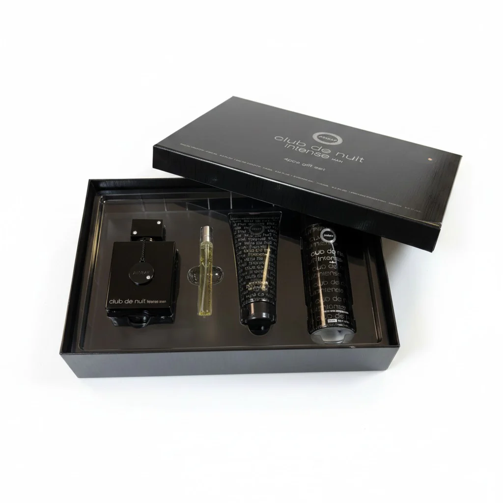 Armaf Club de Nuit Intense Man 4-Piece Gift Set — EDT 105ml + Body Spray + Shower Gel