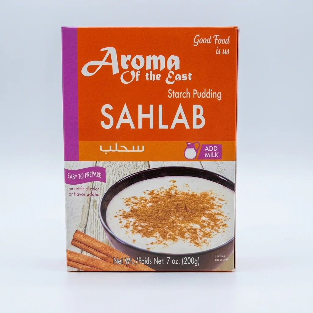 Aroma of the East Sahlab Starch Pudding 7 oz - Traditional Middle Eastern Dessert Mix - Image 2