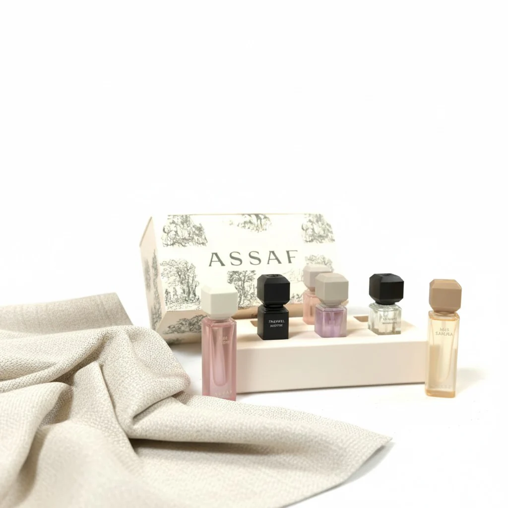 Assaf Riyadh Discovery Box — 6x5ml Arabian Perfume Sampler Set - Image 3