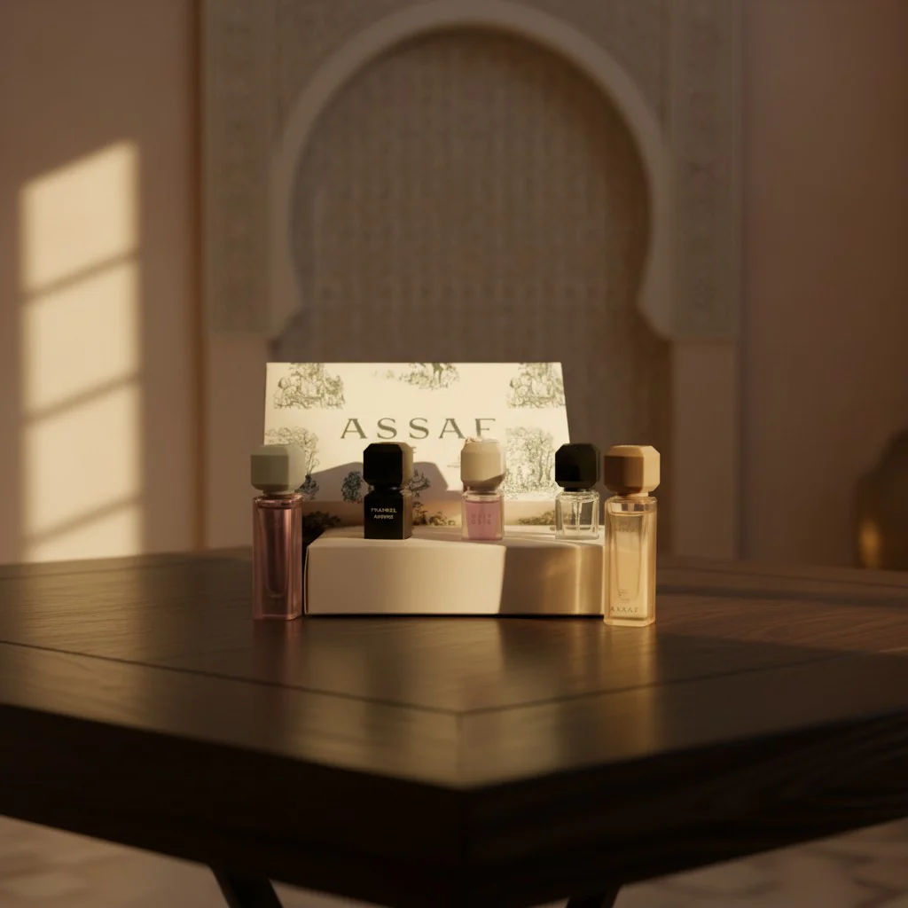 Assaf Riyadh Discovery Box — 6x5ml Arabian Perfume Sampler Set - Image 6
