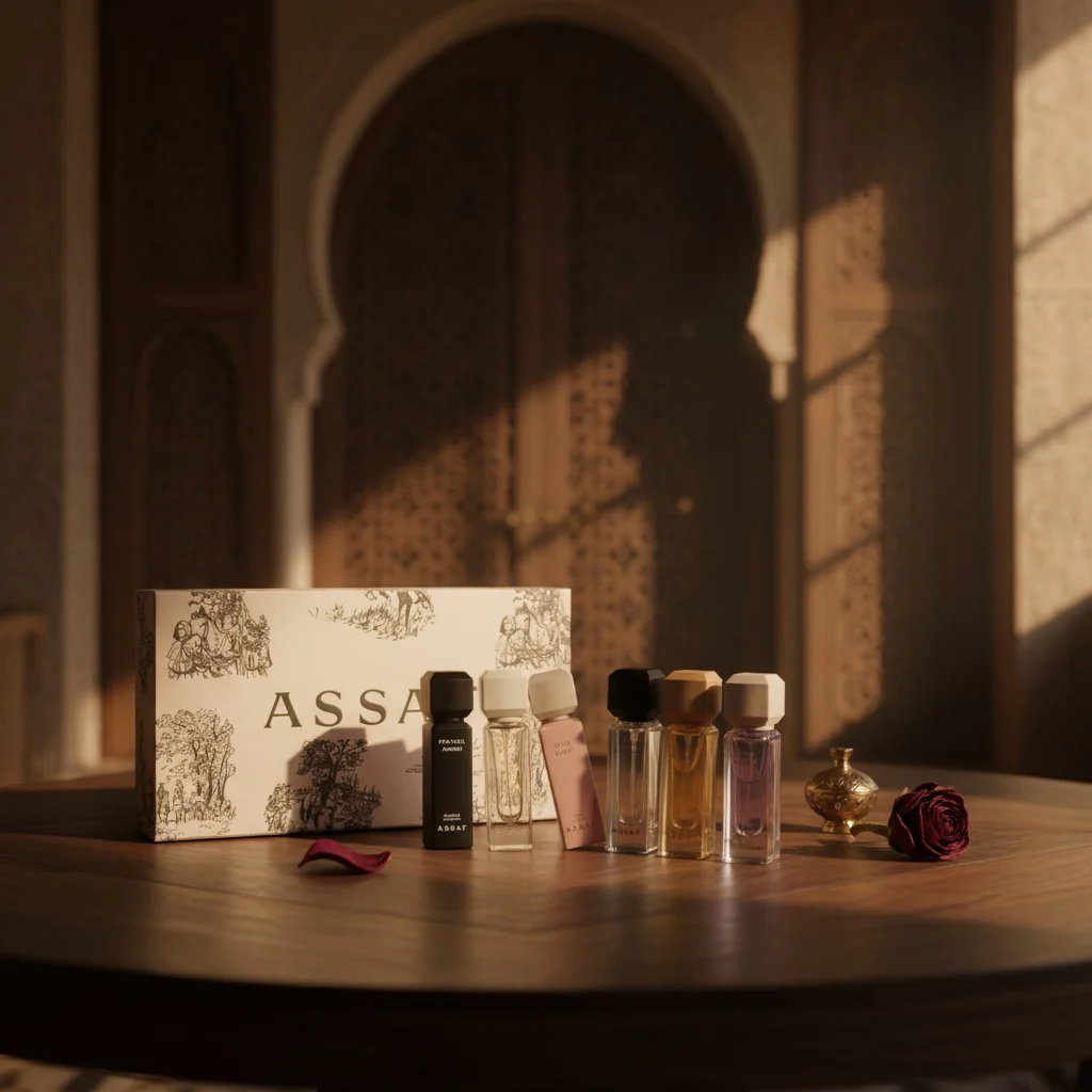 Assaf Riyadh Discovery Box — 6x5ml Arabian Perfume Sampler Set - Image 8