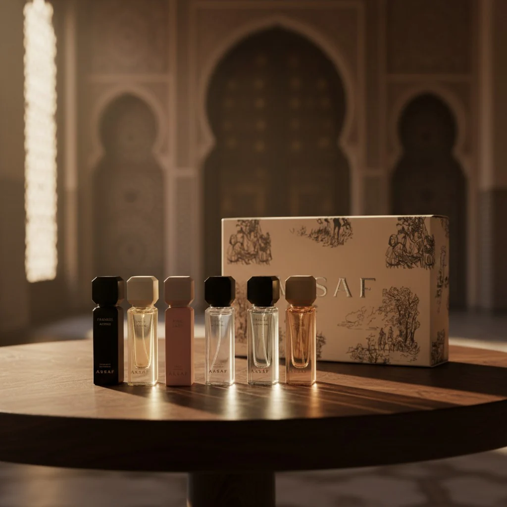 Assaf Riyadh Discovery Box — 6x5ml Arabian Perfume Sampler Set - Image 9