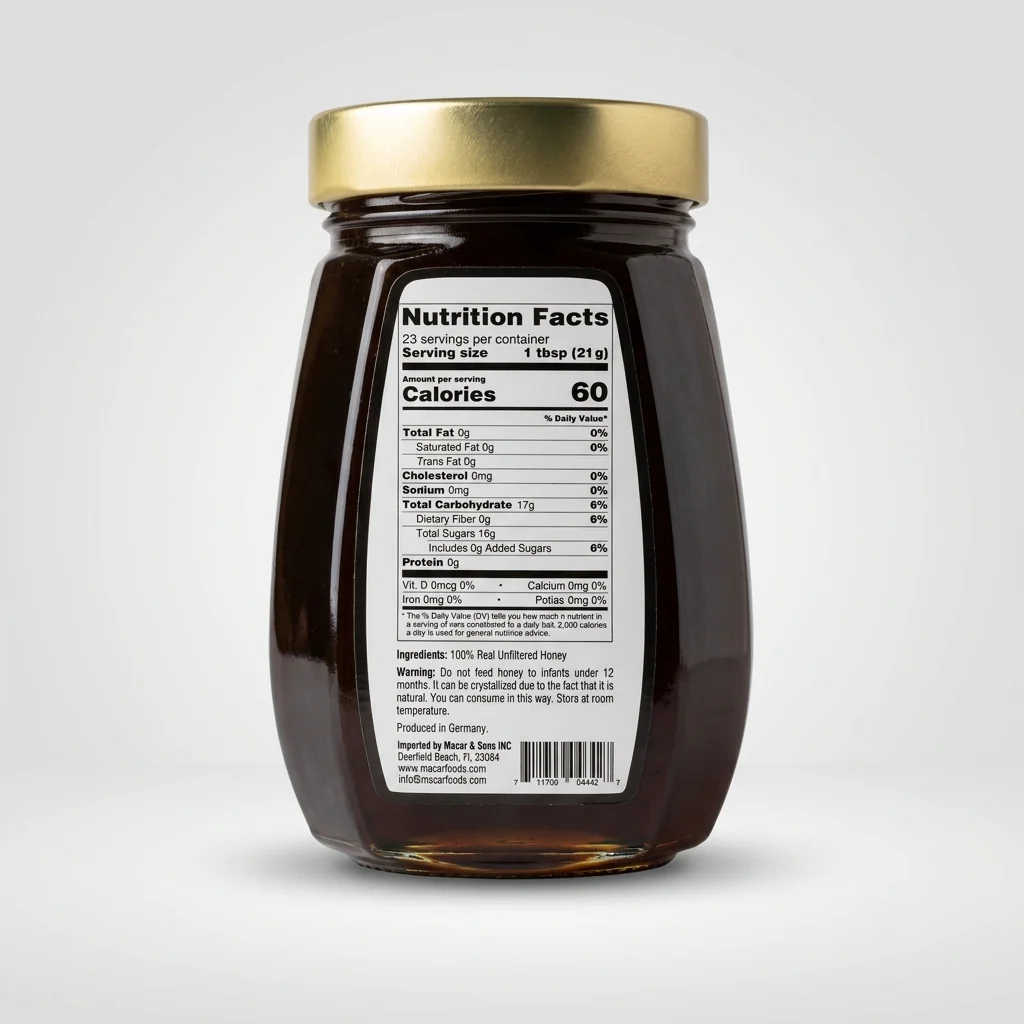 Bal Haus Black Forest Honey 500g - Raw & Unfiltered German Honey - Image 2