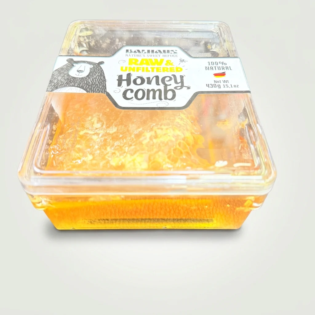 Balphar's Raw & Unfiltered Honeycomb 430g - 100% Natural Spanish Honey - Image 2