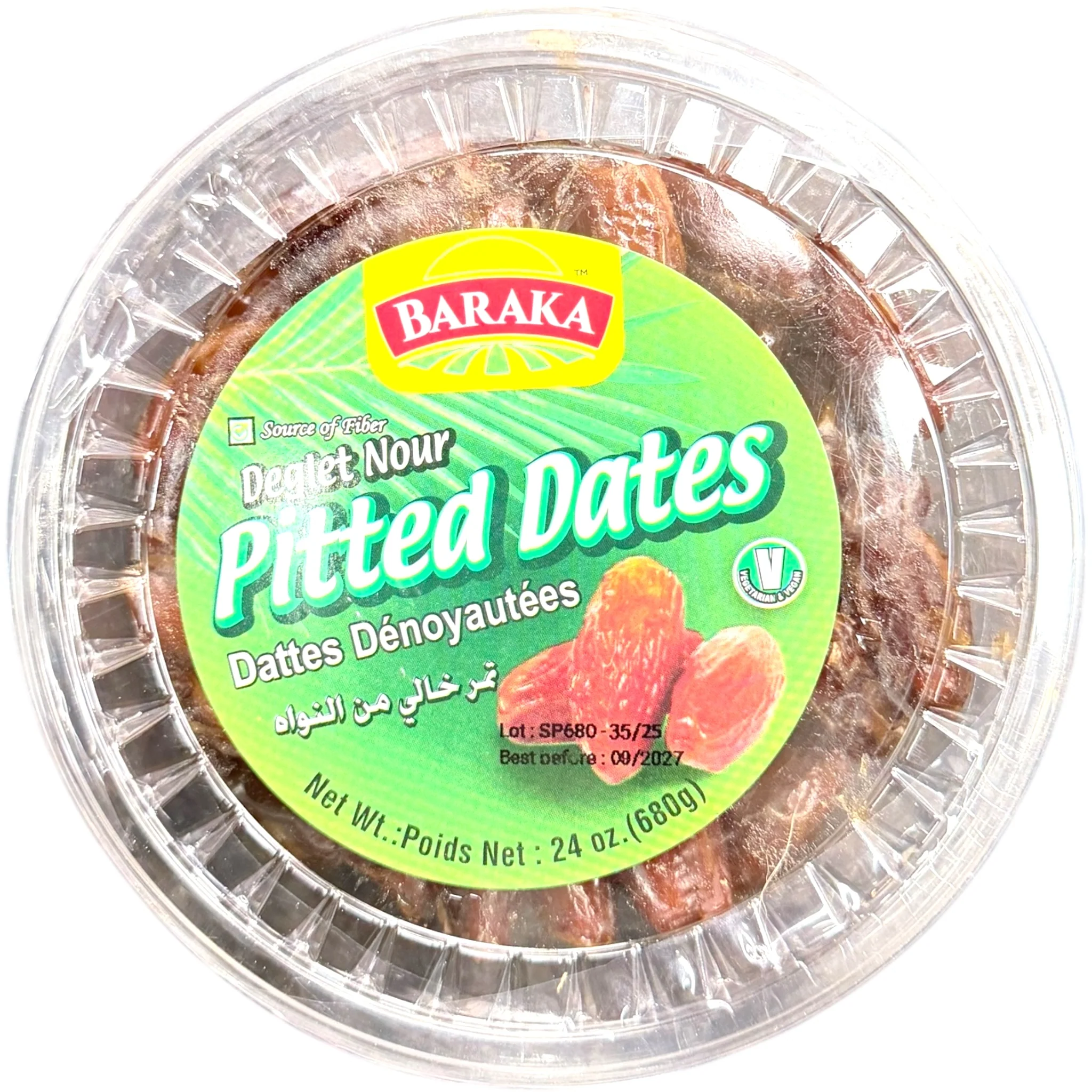 Baraka Deglet Nour Pitted Dates 680g