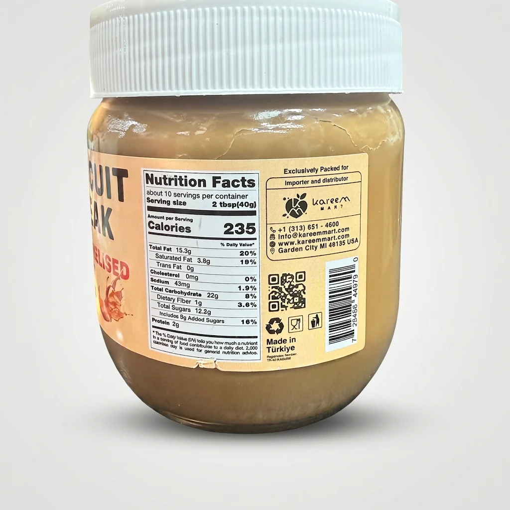 Biscuit Break Caramelised Biscuit Spread 13.4 oz - Smooth Cookie Butter - Image 2