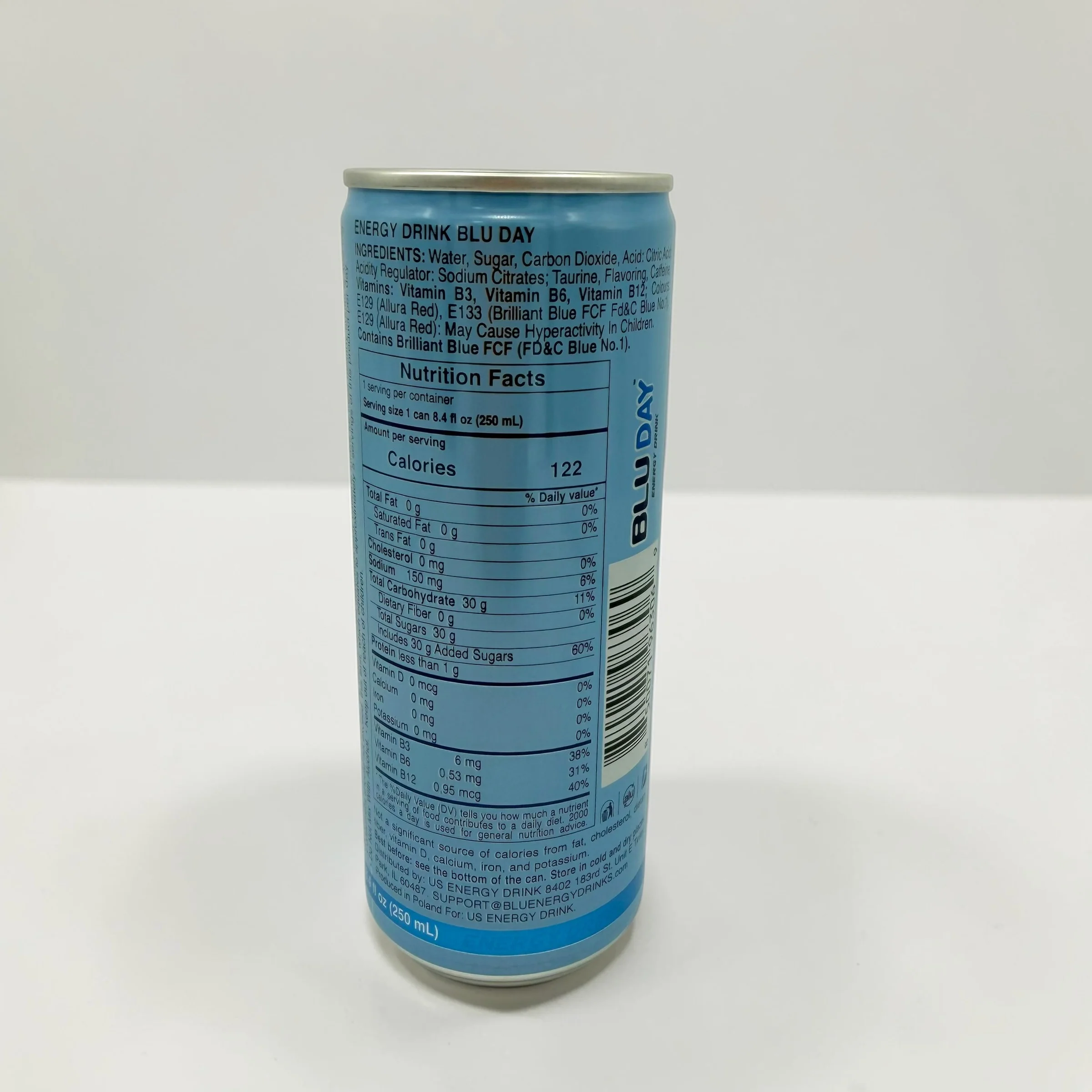 BLU DAY Refreshing Energy Beverage 250ml - Image 6