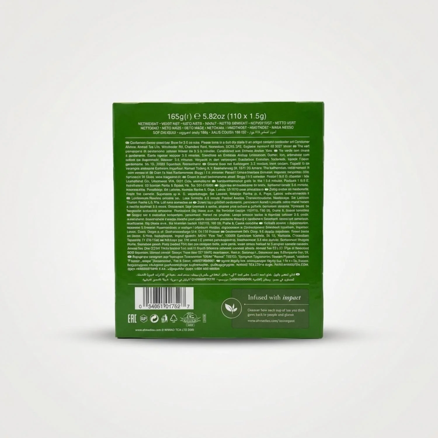 Ahmad Cardamom Green Tea (110Tea bag) - Image 2