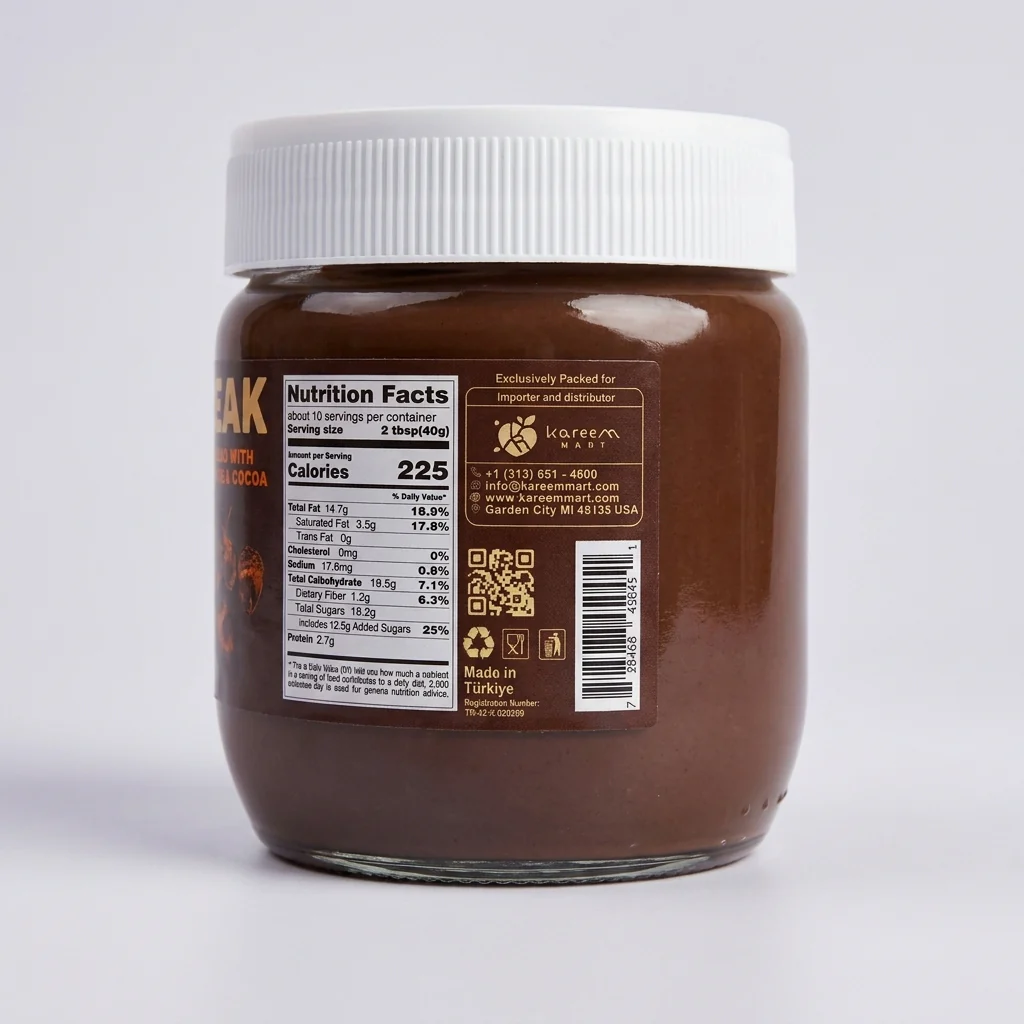 Choco Break Hazelnut Spread 400g - Dark Chocolate & Cocoa Palm Oil Free - Image 2