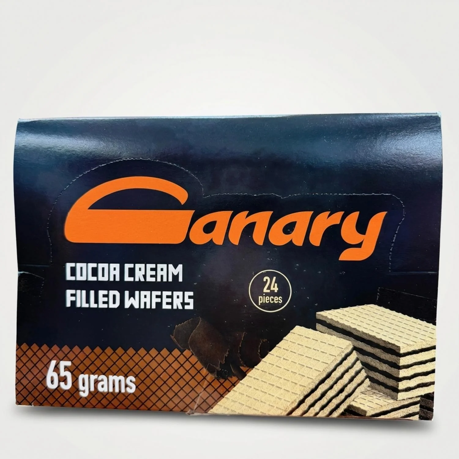 Canary Cocoa Cream Filled Wafers box of 24 pc