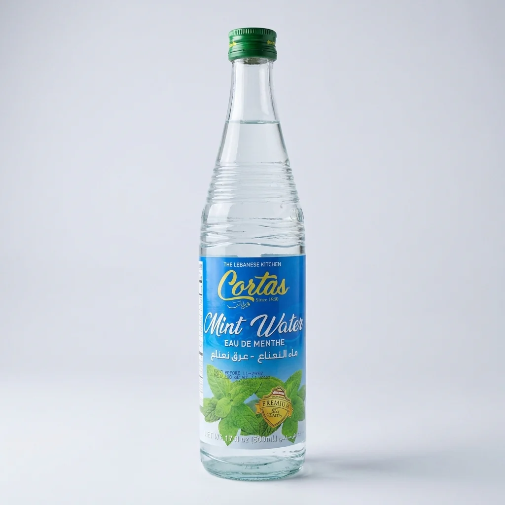 Cortas Mint Water 17 fl oz - Premium Lebanese Eau de Menthe