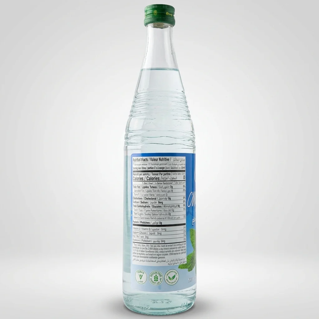 Cortas Mint Water 17 fl oz - Premium Lebanese Eau de Menthe - Image 2