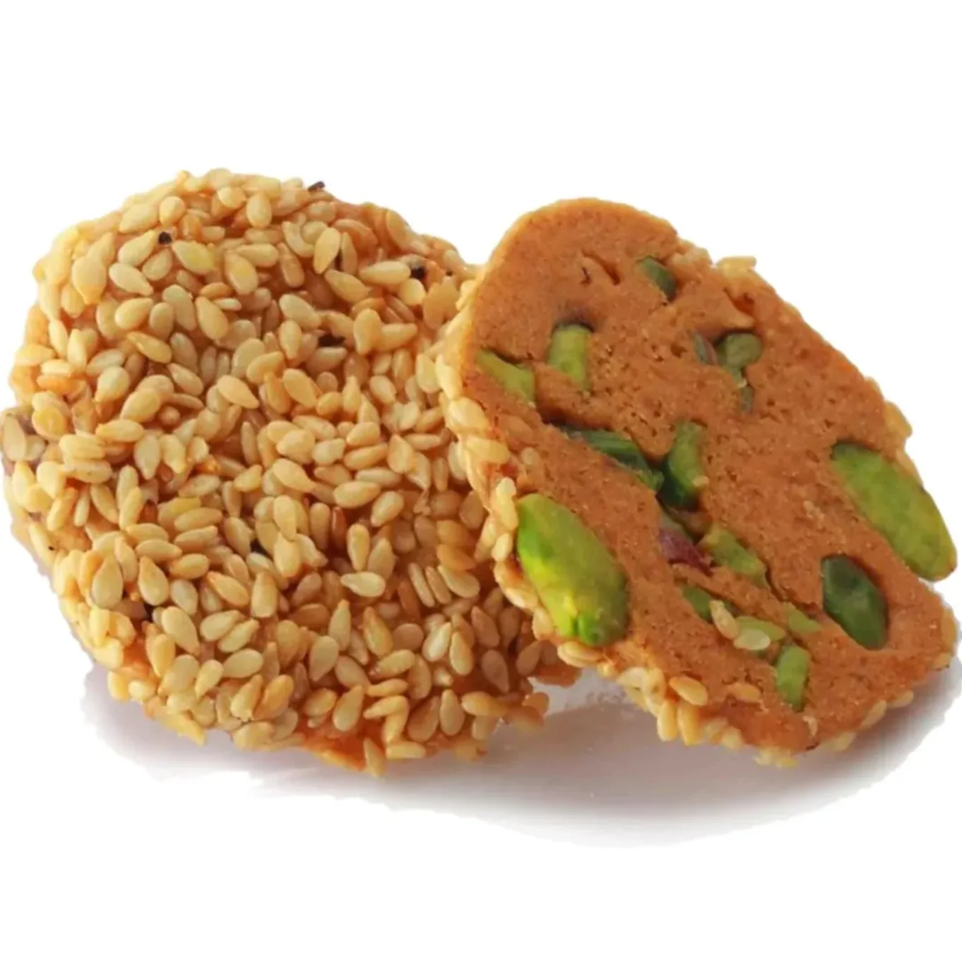 Al Nejmah Sweets – Barazek Crispy Pistachio Sesame Cookies - Image 2