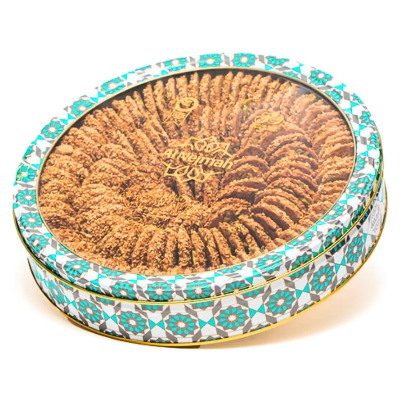Al Nejmah Sweets – Barazek Crispy Pistachio Sesame Cookies - Image 4