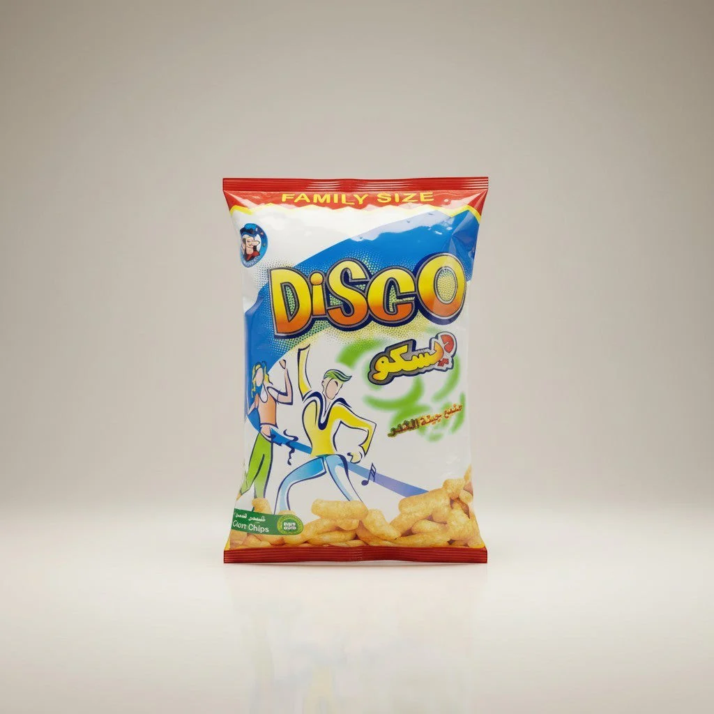 Disco Corn Chips Family Size 80g - Crispy Middle Eastern Snack - Image 4