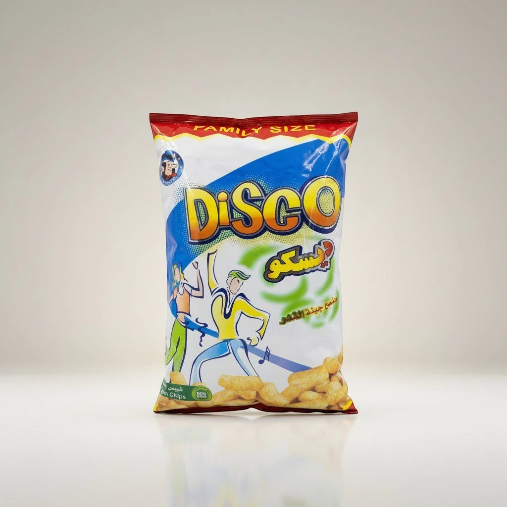 Disco Corn Chips Family Size 80g - Crispy Middle Eastern Snack - Image 5