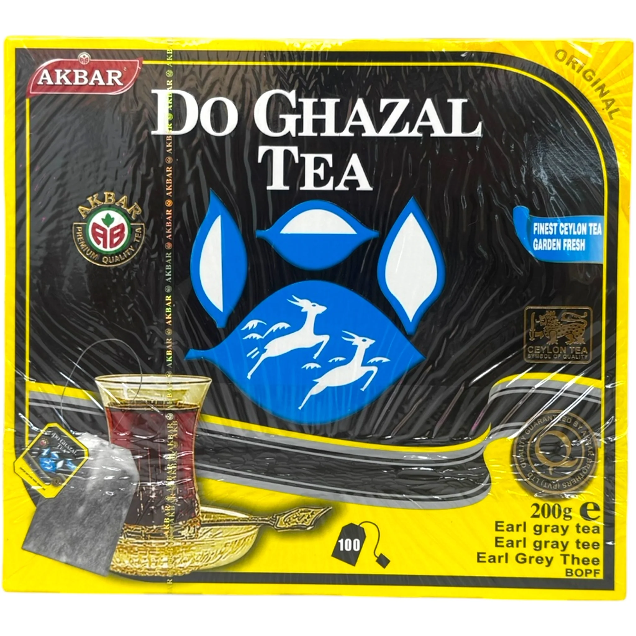 Do Gazal Erly Gray Tea Bags –100 tea bag
