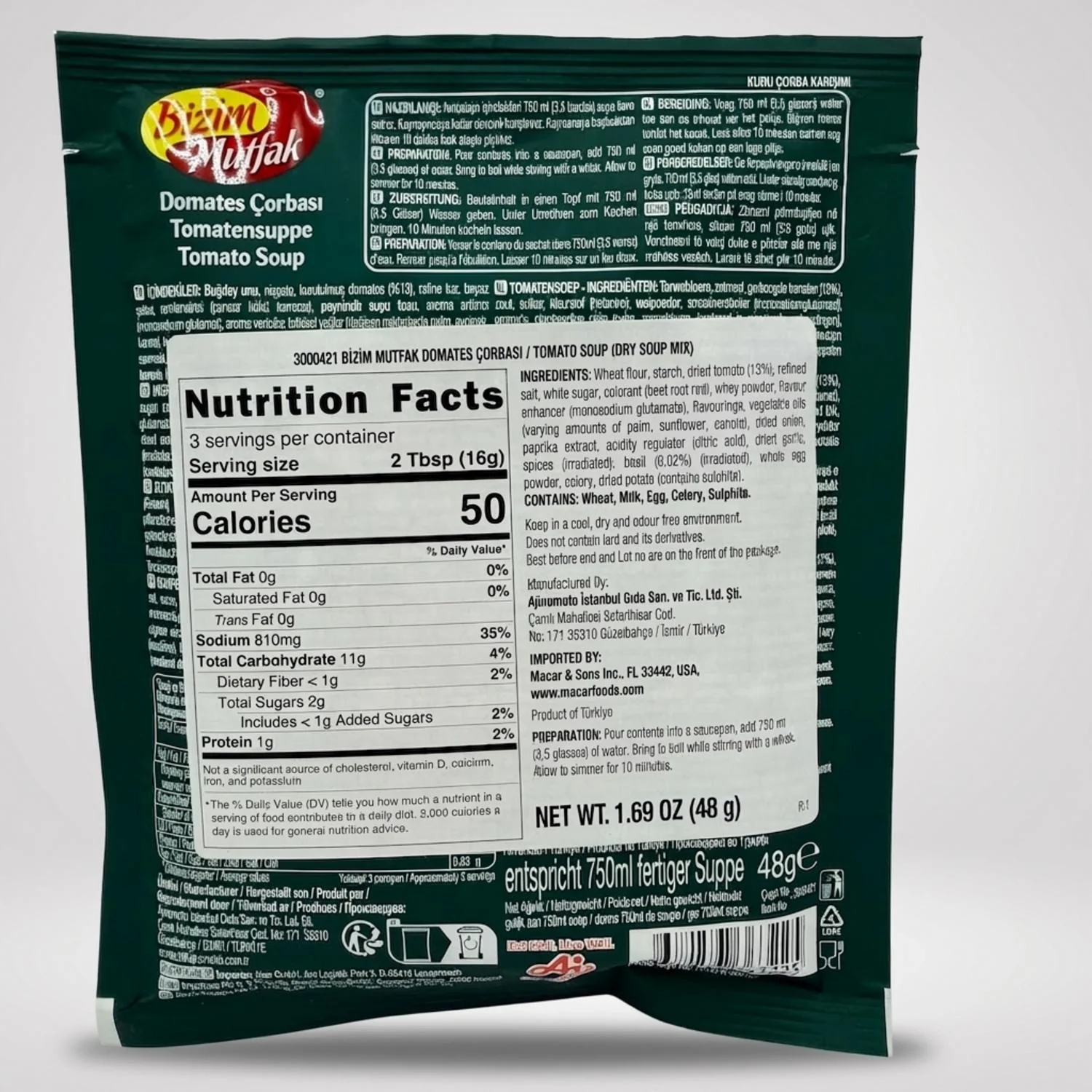 Domates Çorbası Tomato Soup (50g) - Image 2