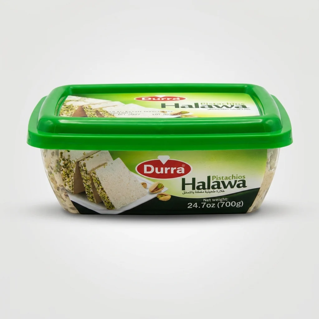 Durra Halawa with Pistachios 700g - Authentic Middle Eastern Sesame Confection - Image 2