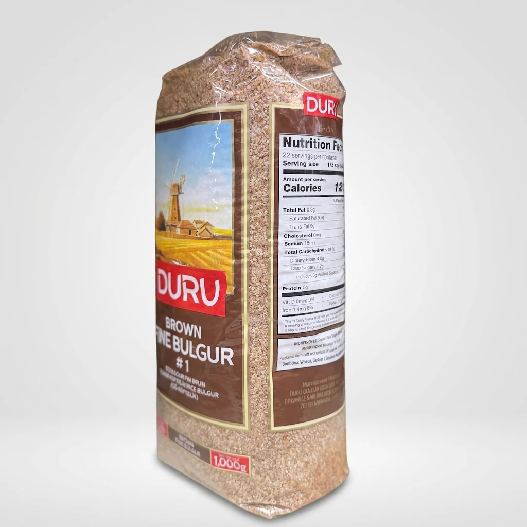 Duru Brown Fine Bulgur #1 - 2.2lb Premium Turkish Whole Wheat - Image 2