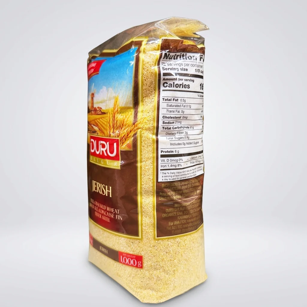 Duru Bulgur Jerish 35.2oz - Fine Cracked Wheat Stone Milled - Image 2