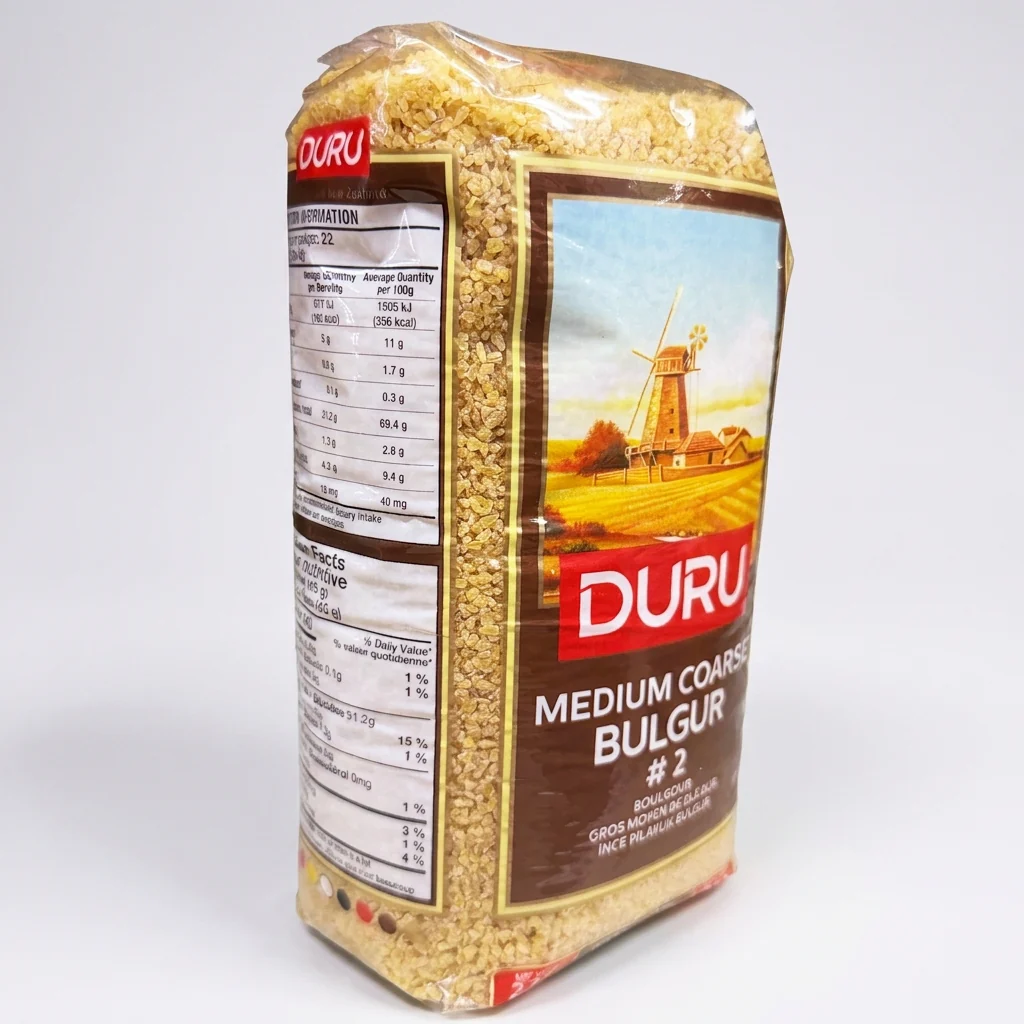 Duru Medium Coarse Bulgur #2 - Premium Turkish Wheat for Pilafs