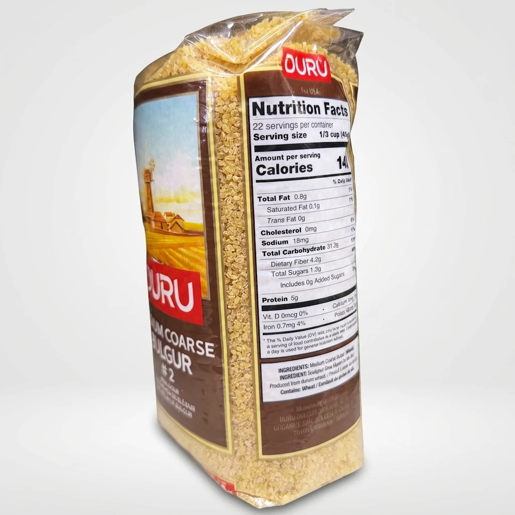 Duru Medium Coarse Bulgur #2 - Premium Turkish Wheat for Pilafs - Image 2