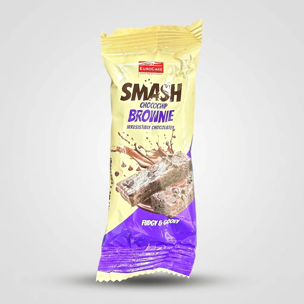 Eurocake SMASH Chocochip Brownie - Fudgy & Gooey Chocolate Treat