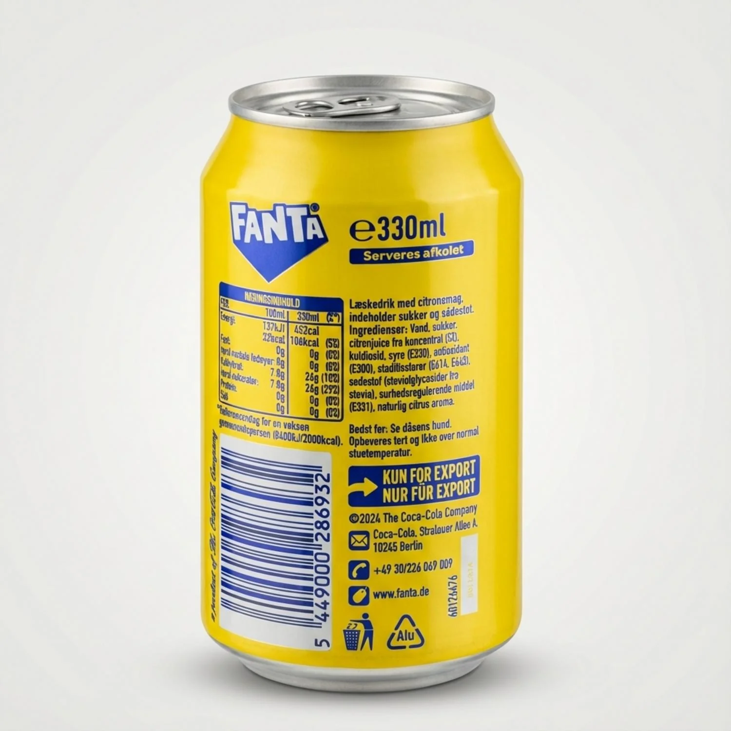 Fanta Lemon (330g) - Image 2