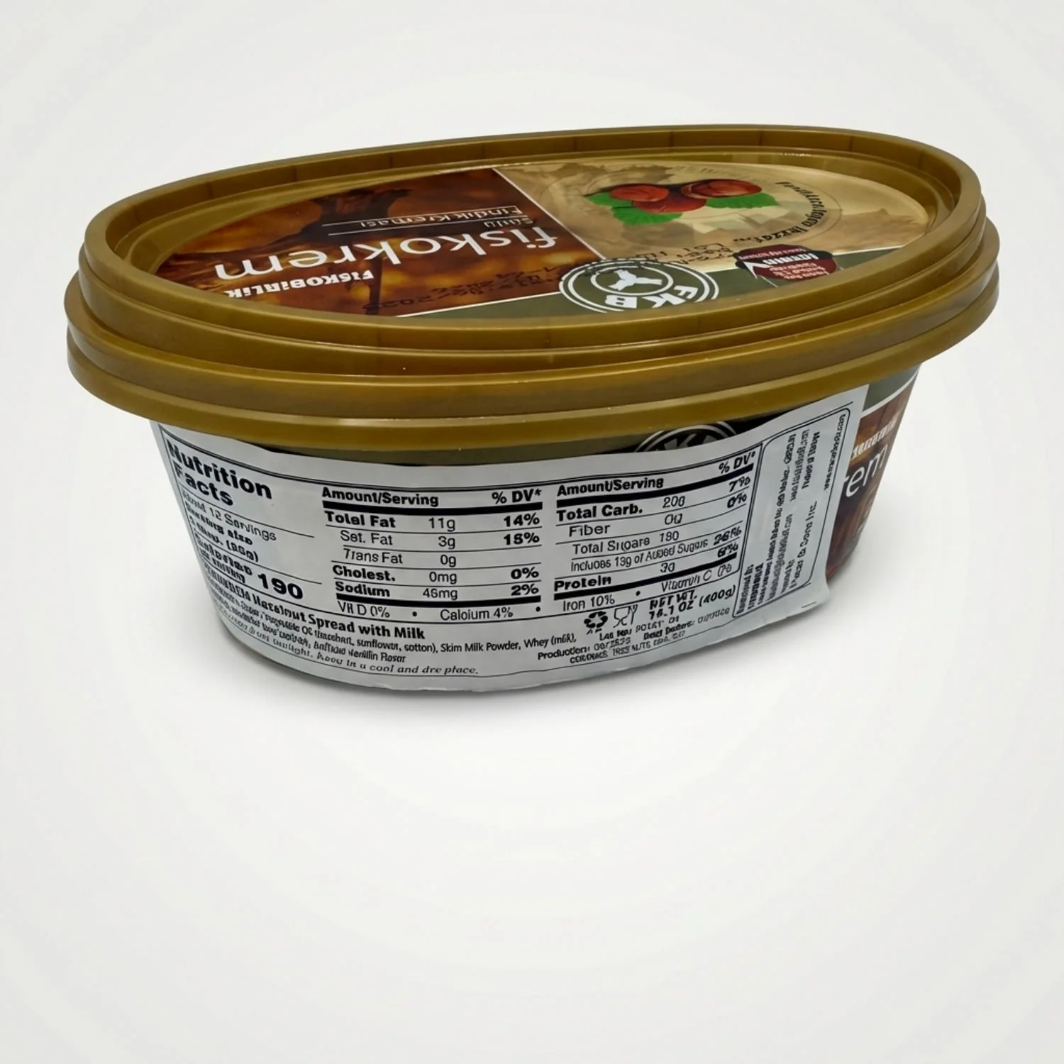 Fiskokrem Hazelnut Spread (400g) - Image 2
