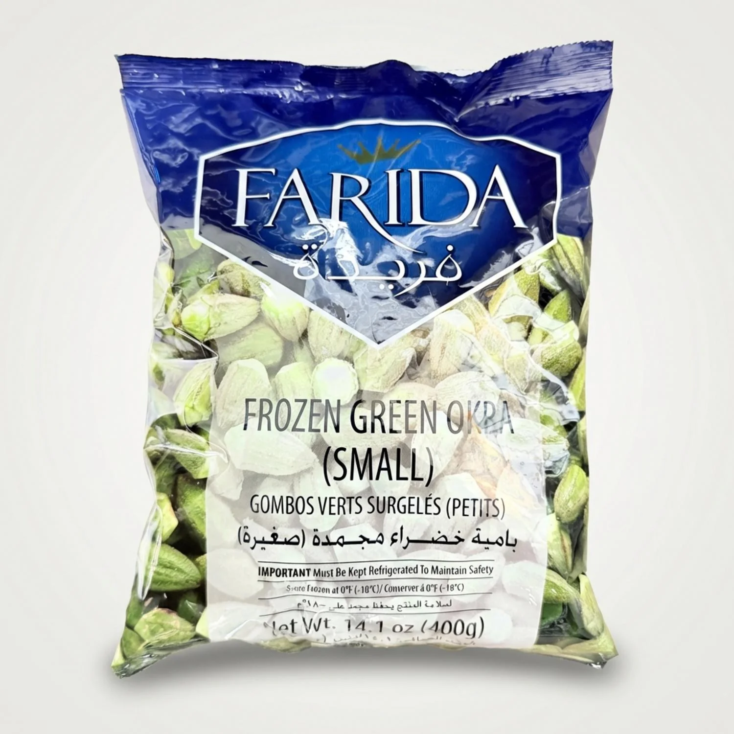 Frozen Green Okra (400g) by farida
