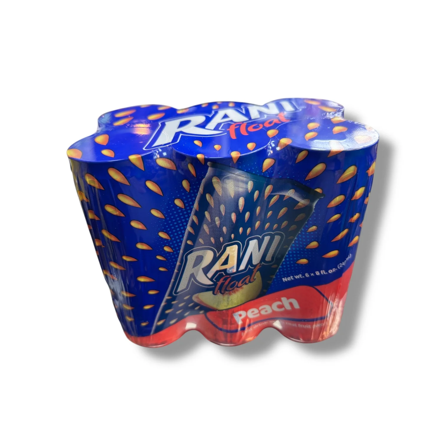 Rani Float Peach Fruit Drink with Real Peach Pieces – 6 Pack