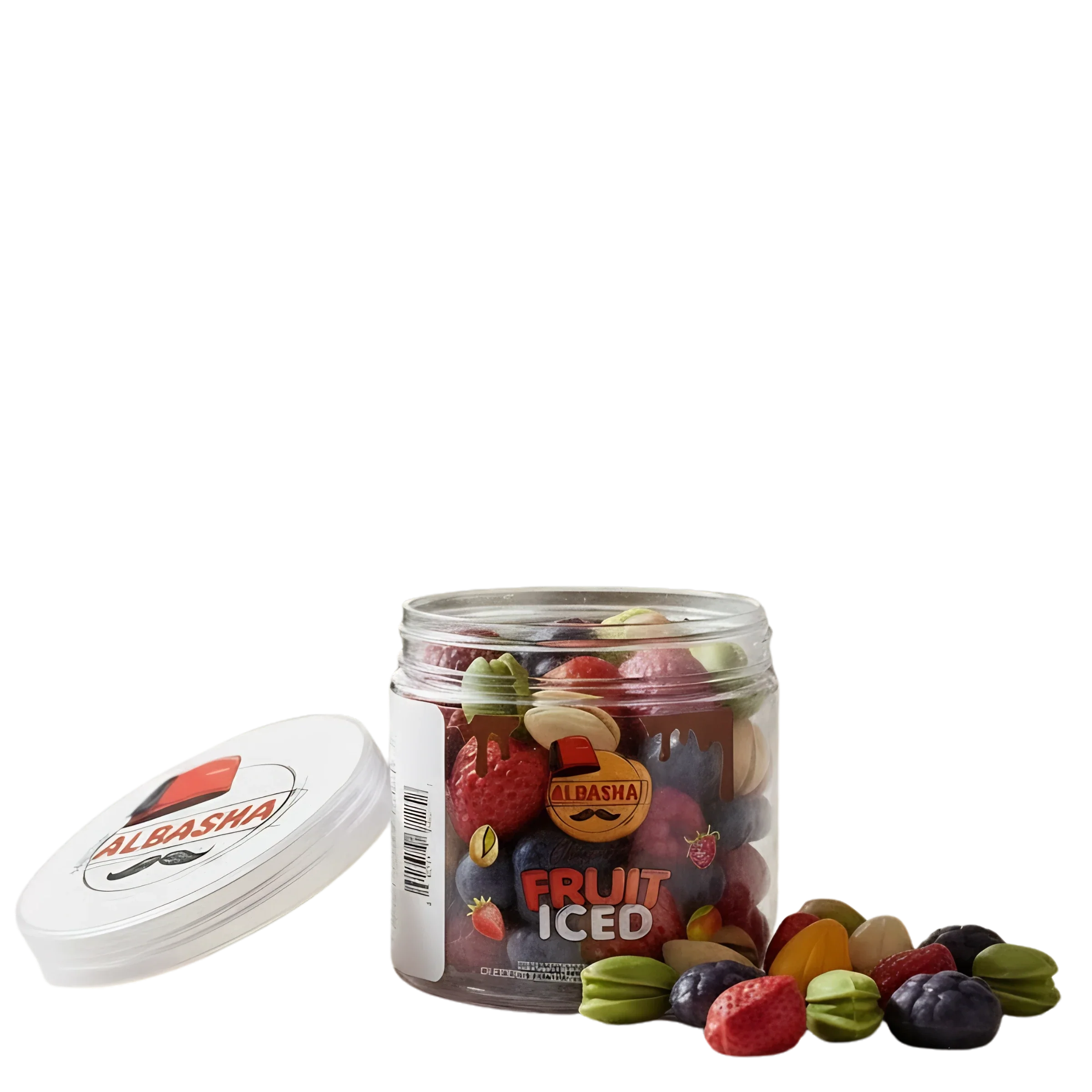 Fruit Iced Chocolate by AlBasha | Kunafa-Filled White Chocolate Jar - Image 3