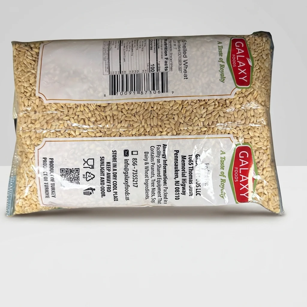 Galaxy Foods Shelled Wheat 2 lbs - Premium Lebanese Fariké - Image 2