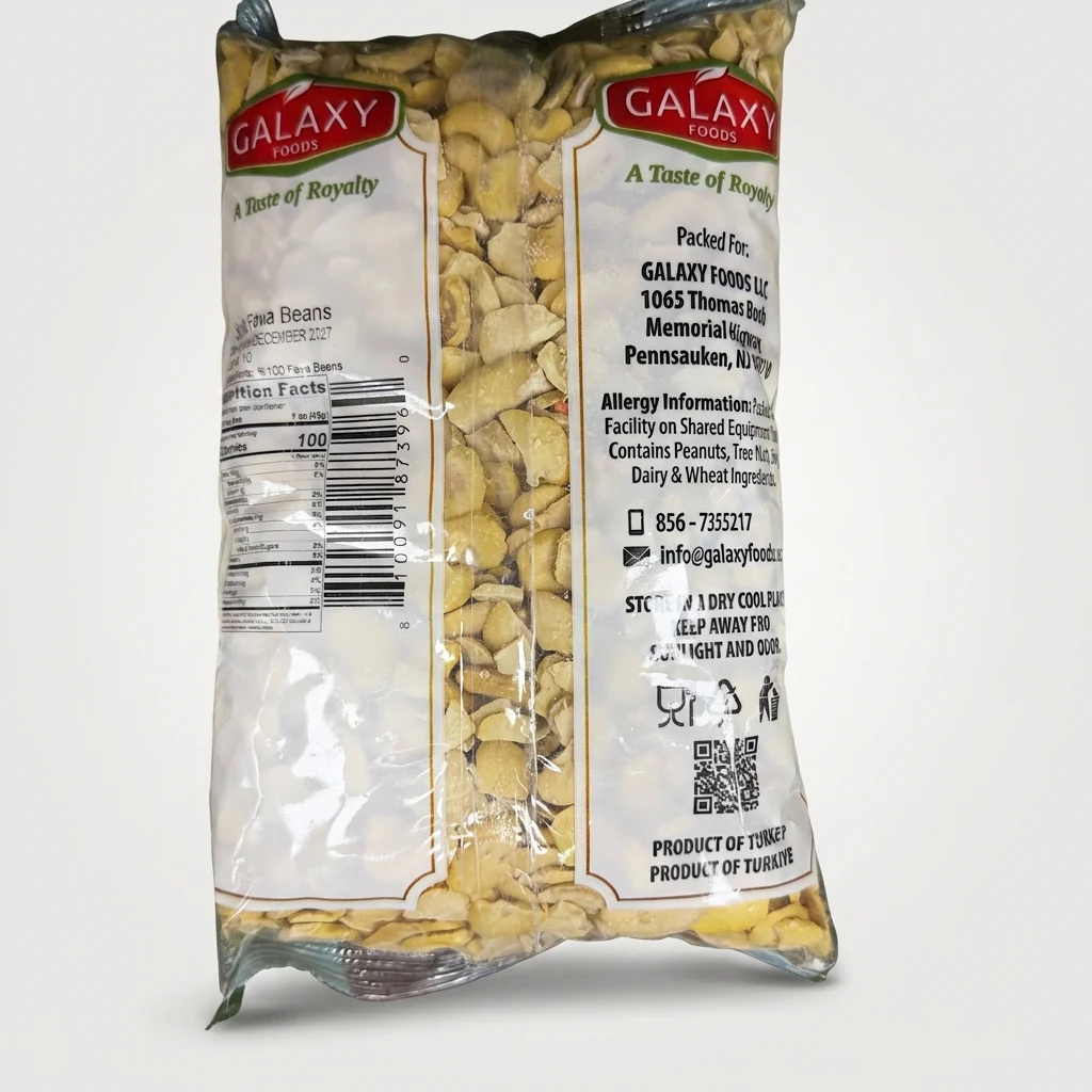 Galaxy Foods Split Fava Beans 2 lbs - Premium Vegetarian Legumes - Image 2