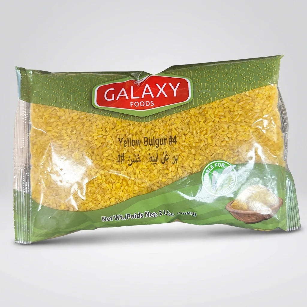 Galaxy Foods Yellow Bulgur #4 2 lbs - Fine Cracked Wheat