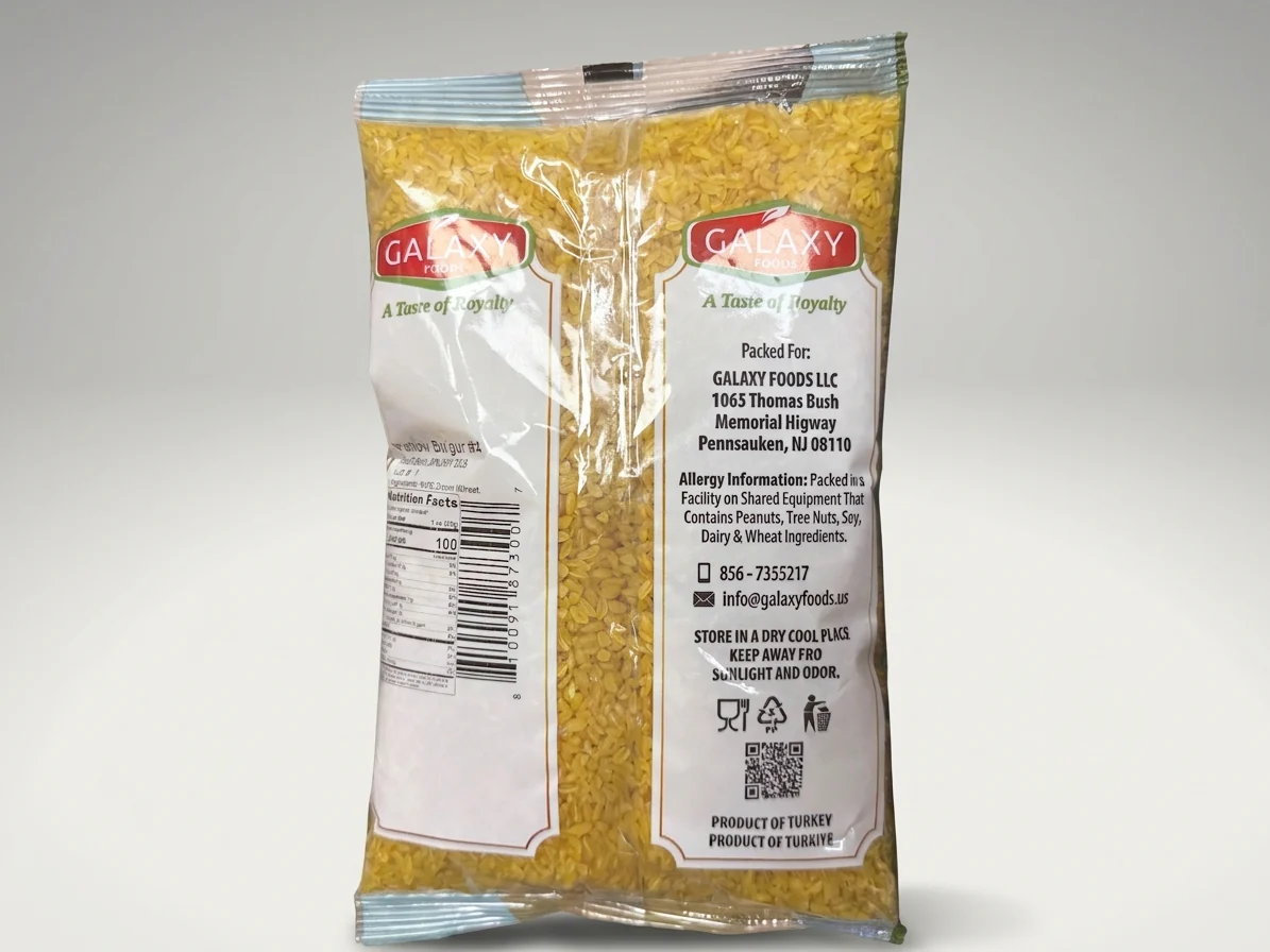 Galaxy Foods Yellow Bulgur #4 2 lbs - Fine Cracked Wheat - Image 2