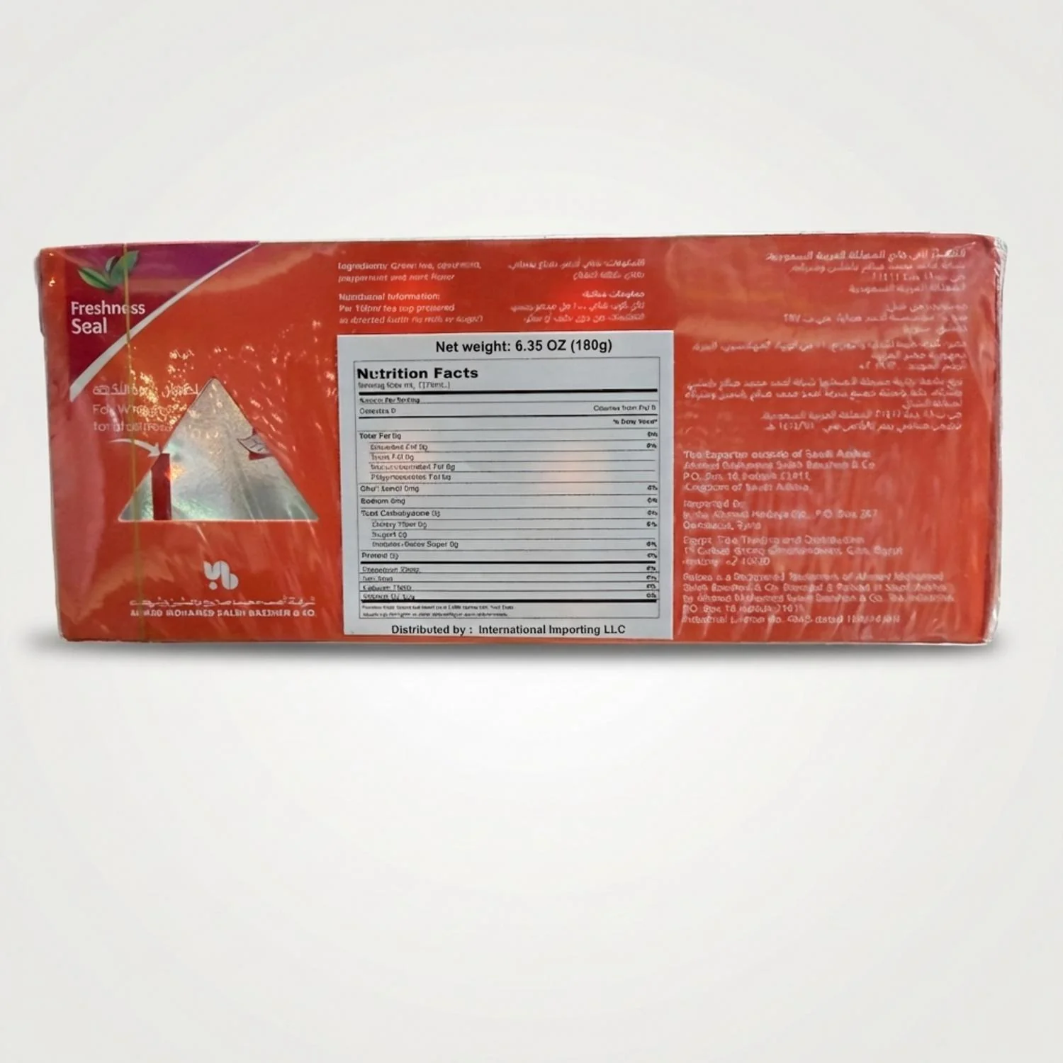 Green Tea with Moroccan Mint (100Tea bag) - Image 2