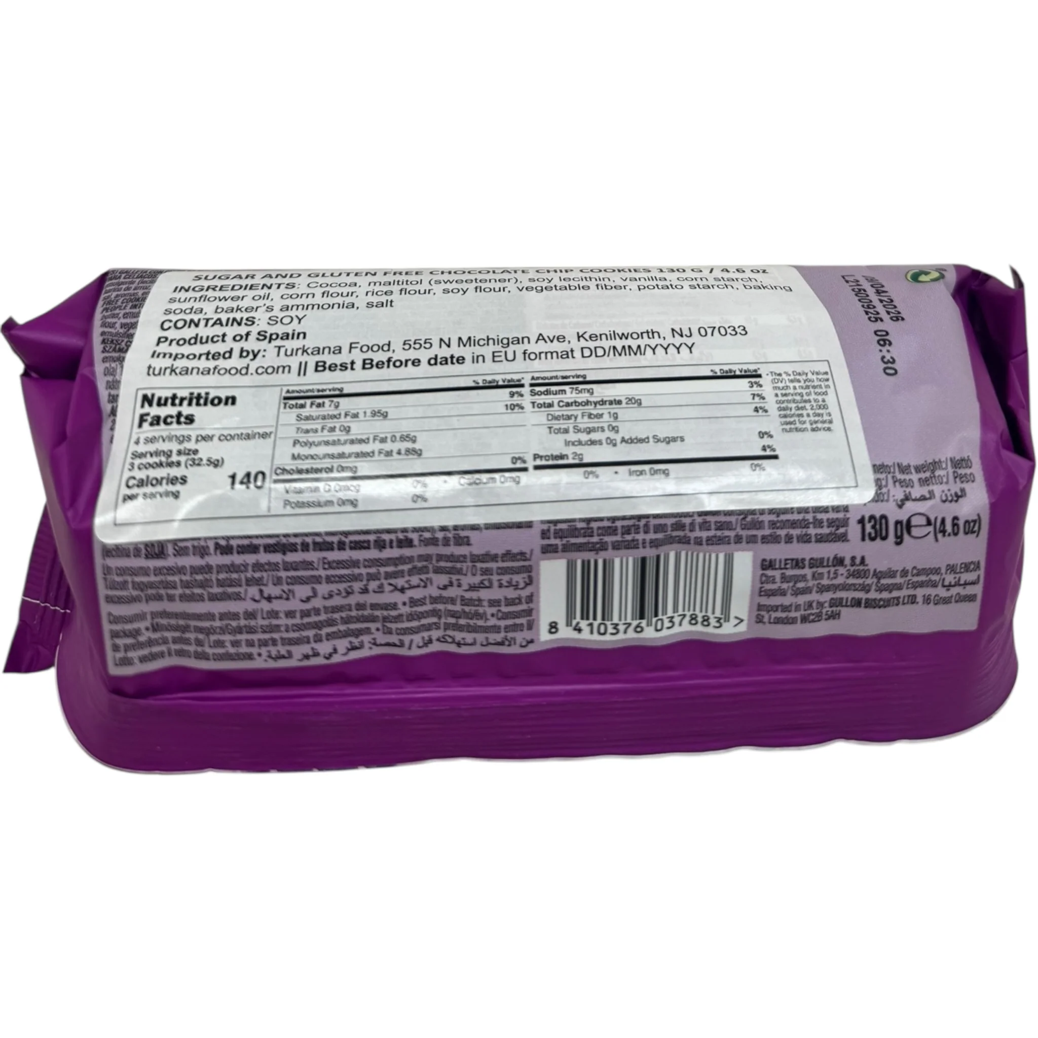 Gullon Chocolate Chip Cookies - Image 2