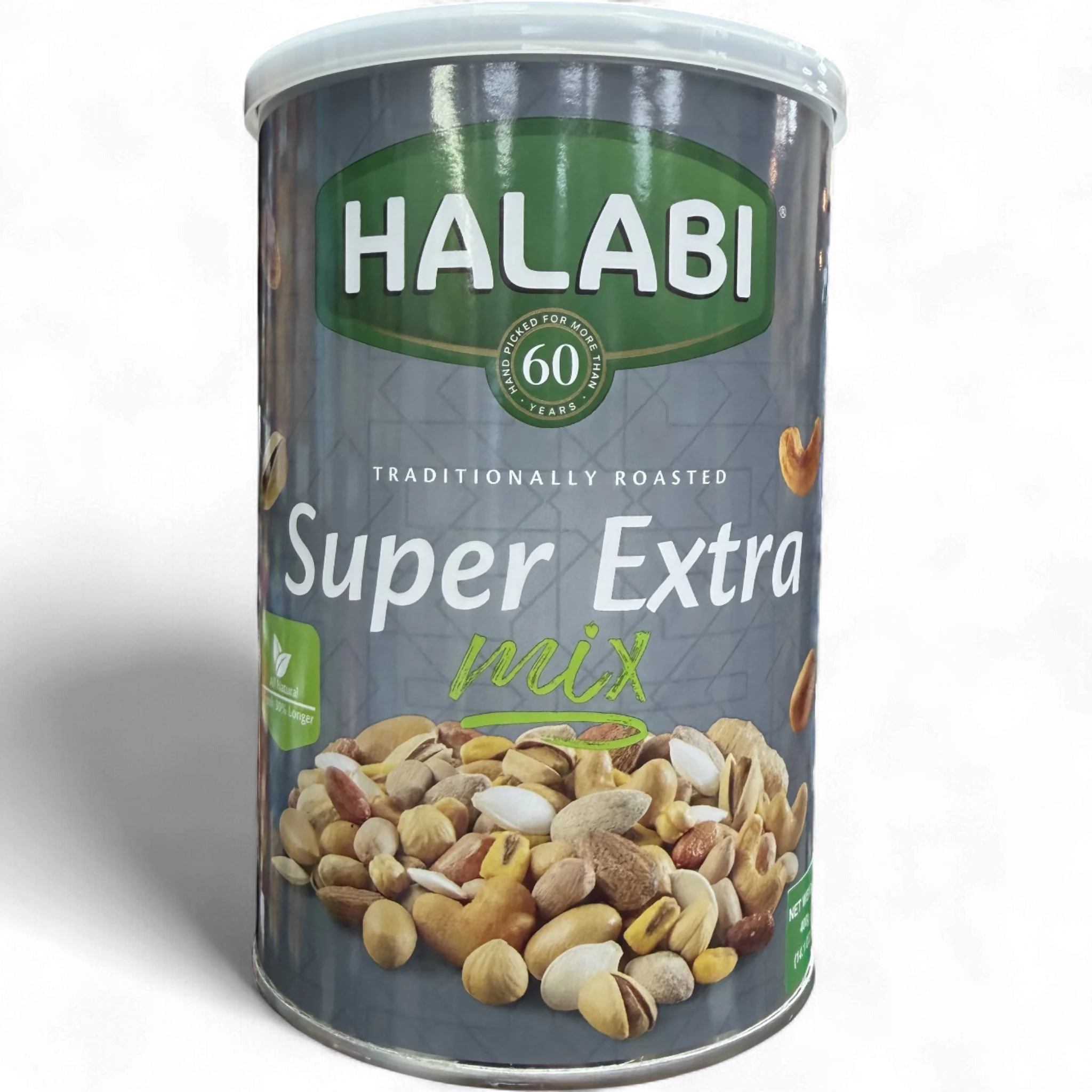 HALABI Super Extra Mix Cans 400G – Premium Quality Nuts & Seeds