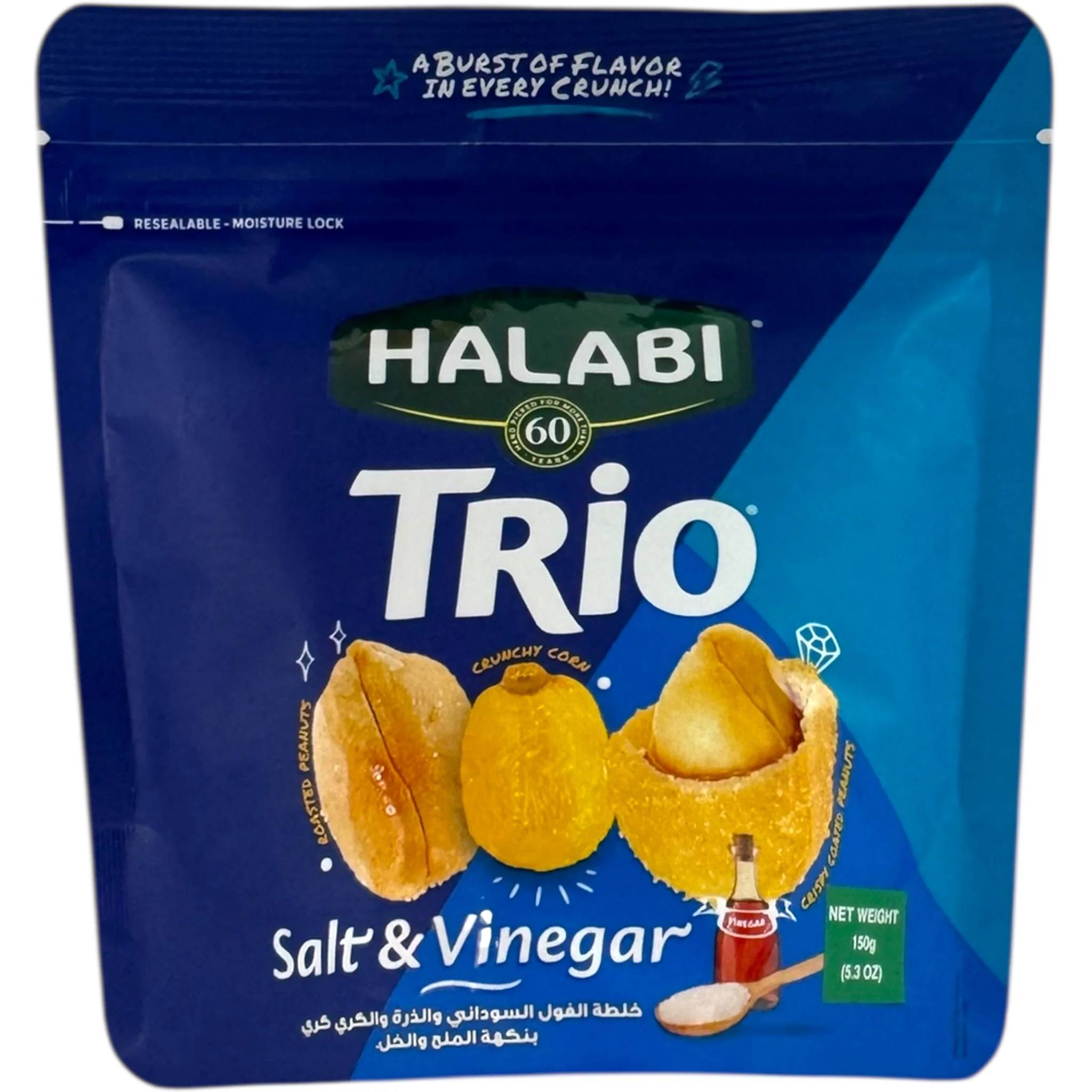 Halabi Trio Salt Vinegar Peanuts