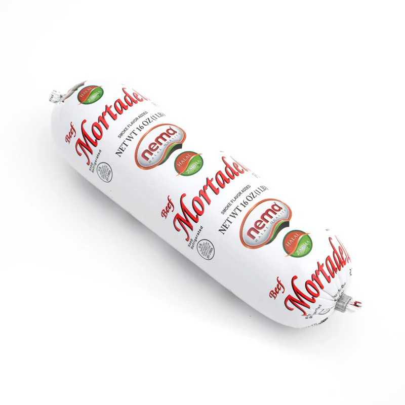 Halal Beef Mortadella – Traditional Italian Style 1 Lb