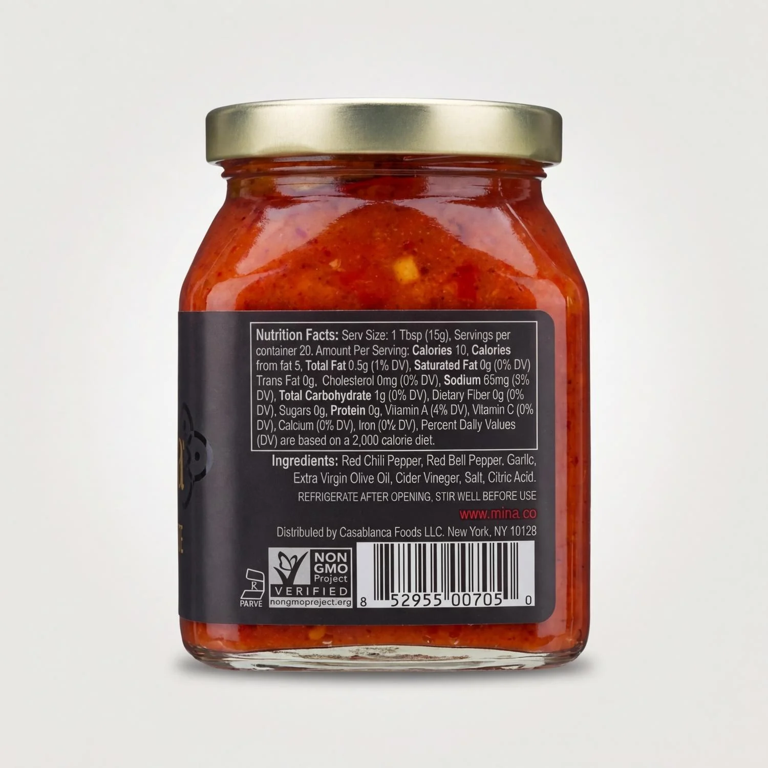 Harissa Spicy Moroccan Red Pepper Sauce (283g) - Image 2